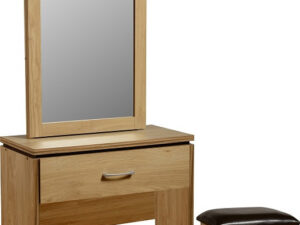 Charles 1 Drawer Dressing Table Set (Oak)