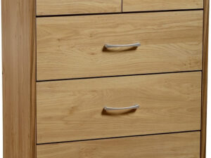 Charles 3+2 Drawer Chest (Oak)