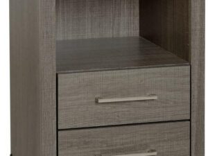 Lisbon 2 Drawer 1 Shelf Bedside Cabinet