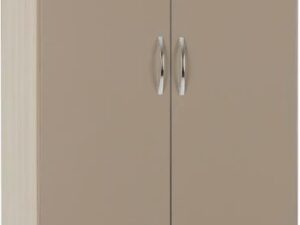 Nevada 2 Door 1 Drawer Wardrobe (Oyster)