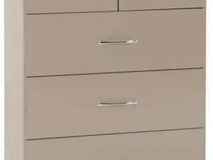 Nevada 3+2 Drawer Chest (Oyster)