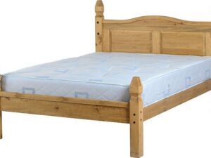 Corona Pine Double (4' 6") Low Foot-End Bed