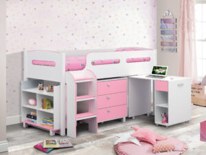 Kimbo Pink Cabin Bed