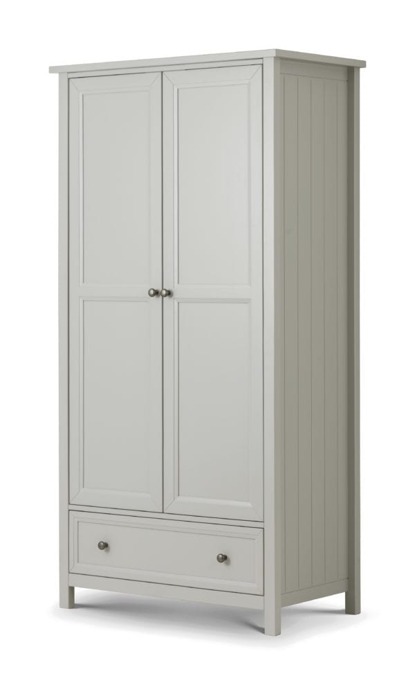 Maine 2 Door Combination Wardrobe Dove Grey