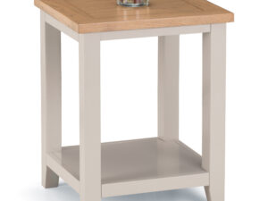 Richmond Lamp Table Elephant Grey/ Pale Oak