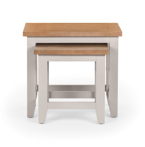 Richmond Nest of Tables Elephant Grey/ Pale Oak
