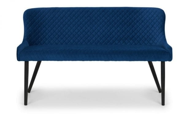 Luxe High Back Bench Blue - Image 3