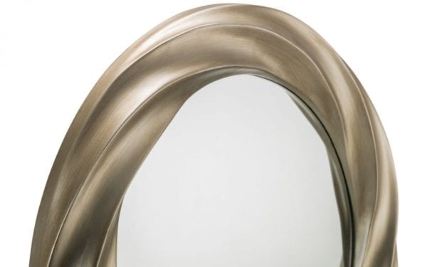 Andante Round Silver Wall Mirror - Image 3