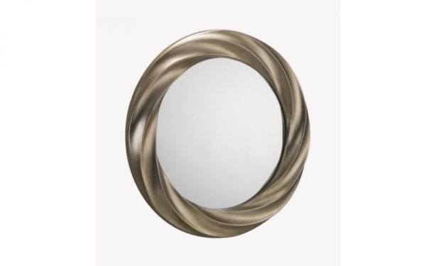 Andante Round Silver Wall Mirror - Image 2