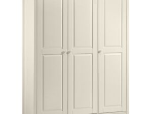 Cameo 3 Door Wardrobe (Stone White)