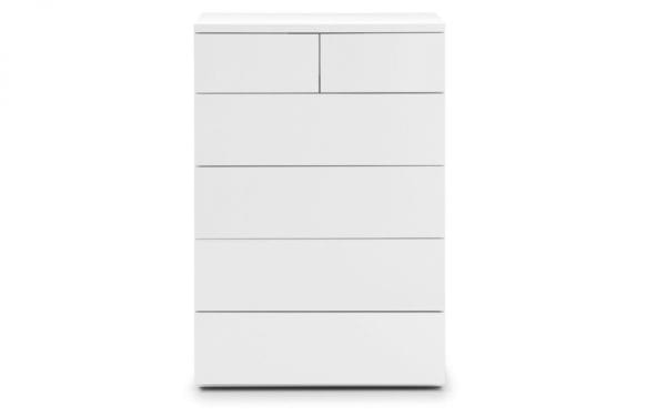 Monaco 4+2 Drawer Chest White - Image 2