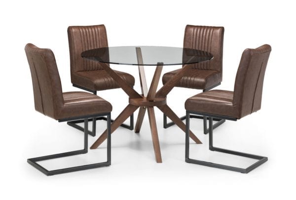 Chelsea Round Glass Table