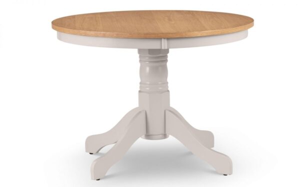 Davenport Round Pedestal Table - Elephant Grey - Image 2