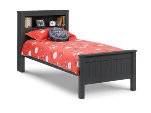 Maine 3ft Bookcase Bed Anthracite