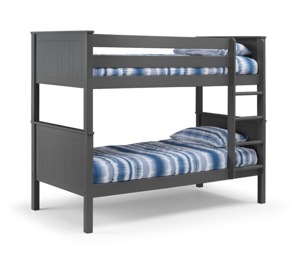 Maine 3ft (Single) Bunk Bed Anthracite