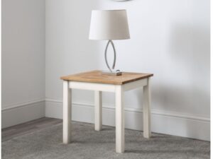 Coxmoor Lamp Table - White & Oak