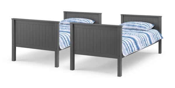 Maine 3ft (Single) Bunk Bed Anthracite - Image 2