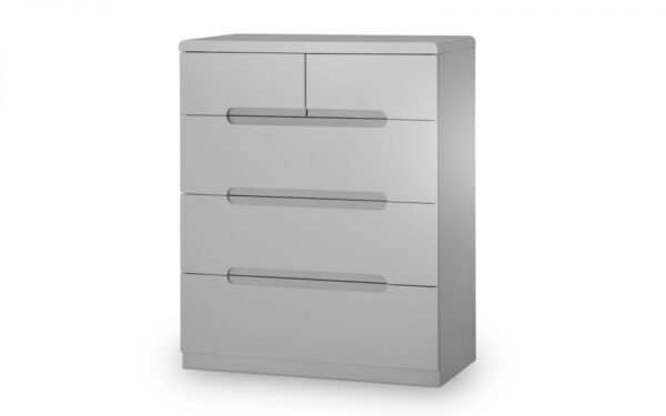Manhattan 3+2 Drawer Chest Grey