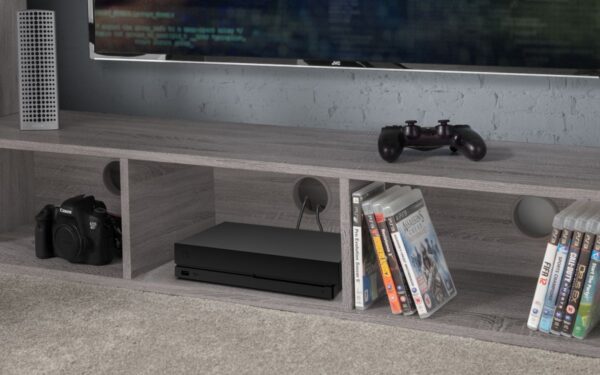 Nebula Gaming Bed With Desk Grey Oak - Image 6