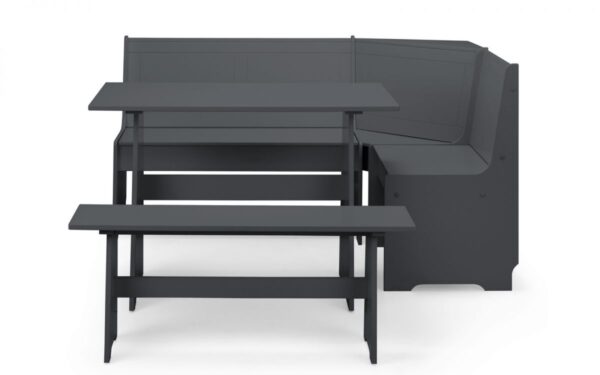 Newport Corner Dining Set Anthracite - Image 3
