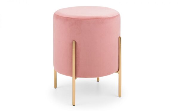 Harrogate Stool - Dusky Pink - Image 2