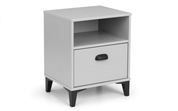 Lakers Locker 1 Drawer Bedside - Image 3