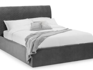 Sanderson Diamond Quilted Velvet Ottoman Bed - 180CM (6')