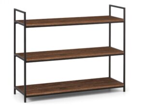 Tribeca Low Bookcase - Walnut